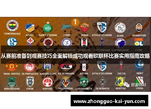 从赛前准备到观赛技巧全面解锁成功观看欧联杯比赛实用指南攻略